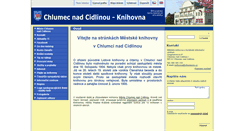 Desktop Screenshot of knihovna.chlumecnc.cz